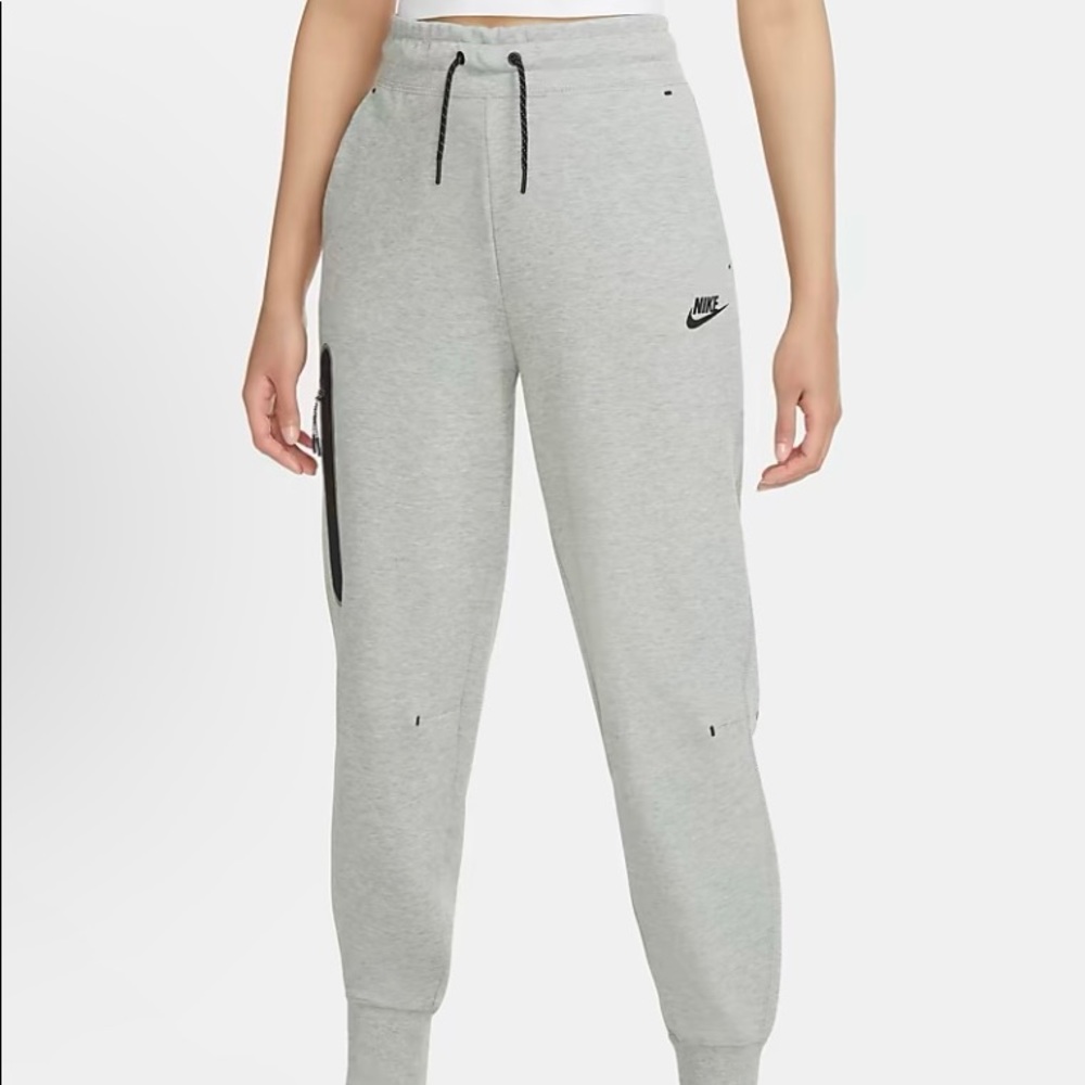 womens grey nike tech pants